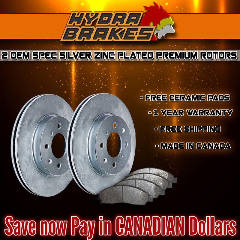 FITS 2005 2006 2007 KIA SPORTAGE 2WD OE BLANK Brake Rotors CERAMIC SLV F