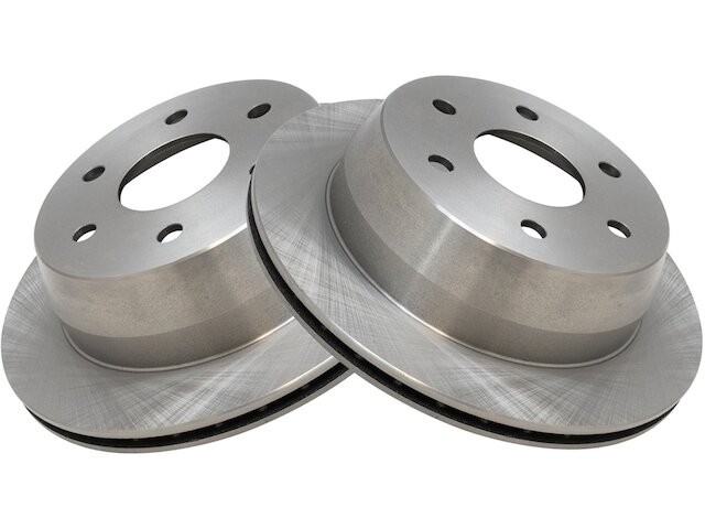 Rear TRQ 2 Piece Brake Rotor Set Brake Rotor Set fits GMC Yukon 2000-2001 64RWBZ