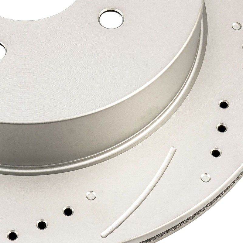 Drilled Slotted Rear Brake Rotors For Nissan Pathfinder 2013-2020 Murano Set gallery
