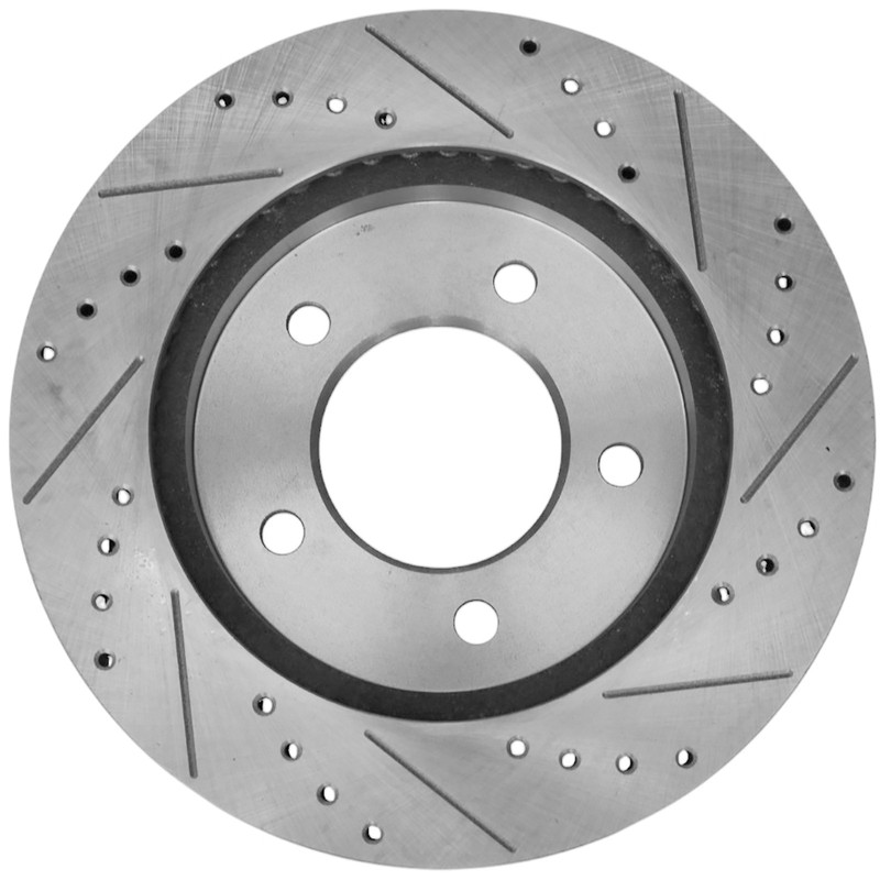 2x 308mm Front Drilled & Slotted Brake Rotor for Ford F-150 1997-2004 4WD 5-Lug gallery