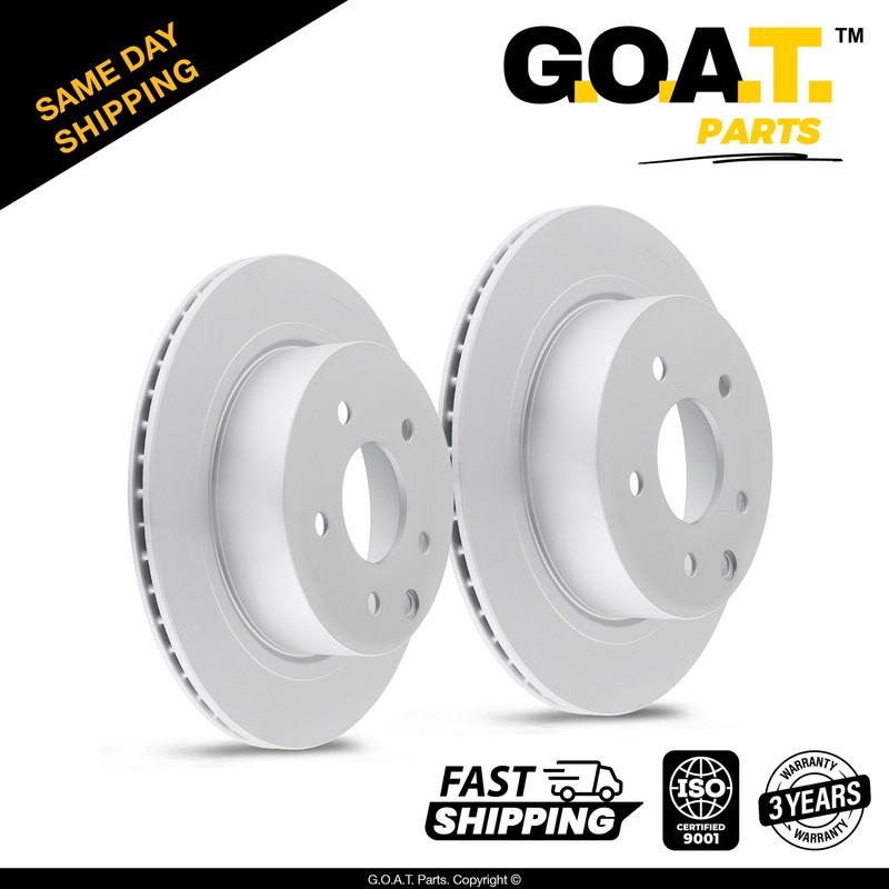 Rear Brake Rotors Set for 03-05 Infiniti G35 Nissan 350Z 14-17 Juke 11.48 inch