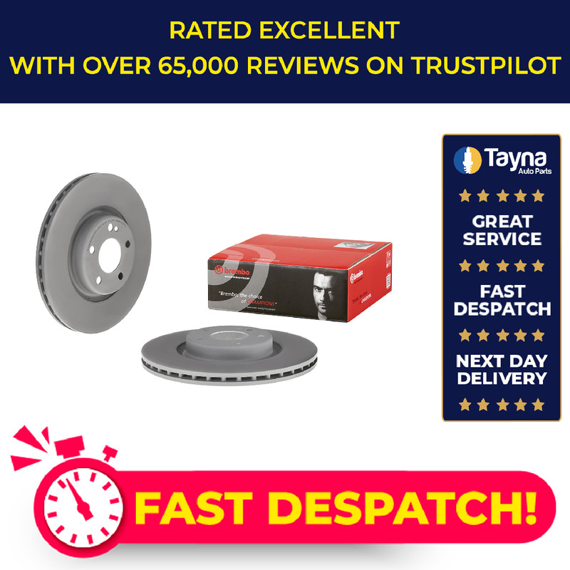 2x Brake Discs Pair Vented Rear 320mm 09.D531.13 Brembo Set 0004230712 Quality