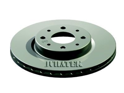 2X Juratek FIV119 Front Brake Discs 257mm Fits Alfa Romeo Fiat Lancia 145 146 15