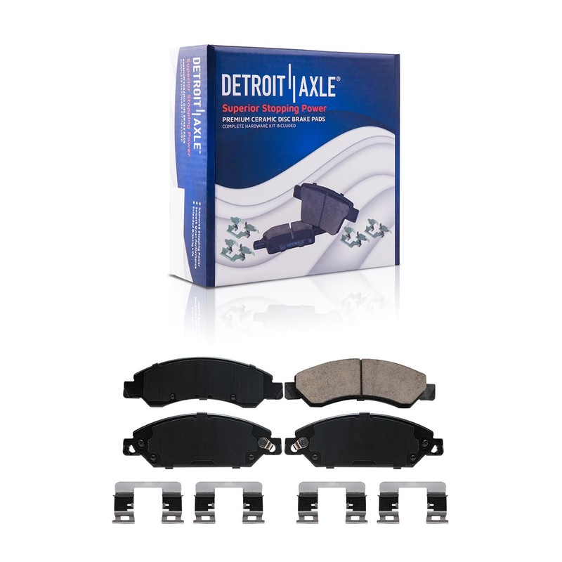 Front Rear Disc Rotors Brake Pads Kit for GMC Sierra 1500 Chevy Silverado 1500 gallery