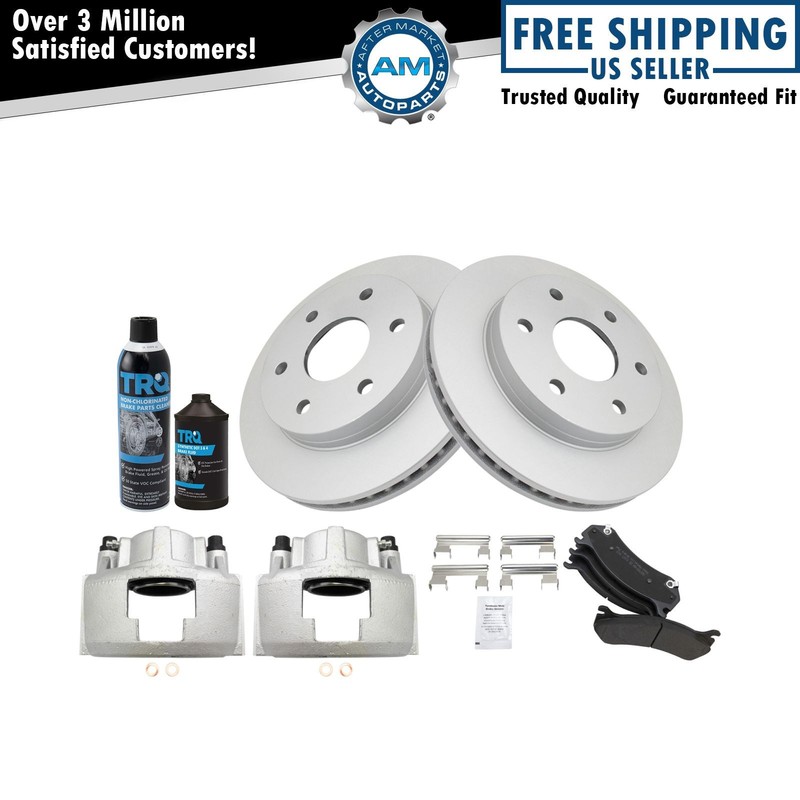 Front Brake Pad & Rotor Kit Fits 00 Chevrolet Tahoe