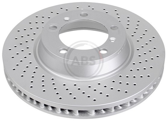 ABS 17701 Front Right Brake Disc 330mm Vented Fits Porsche 718 Boxster Cayman