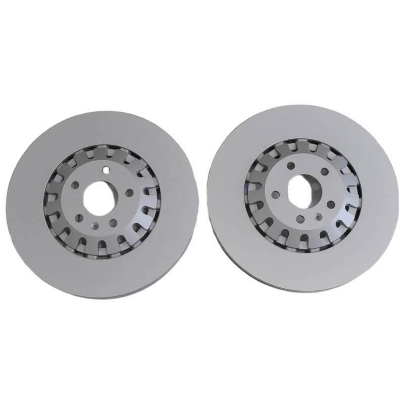 2 × front 375mm ventilated brake disc rotor suitable for Audi A6 A8 Q7 Q8-