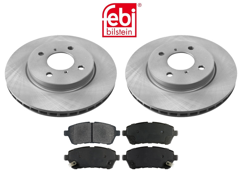FRONT BRAKE DISCS PADS SET FOR SUZUKI SWIFT 1.0 1.2 2010- 252MM