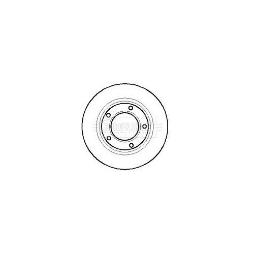 Borg & Beck brake disc pair - BBD4876 gallery