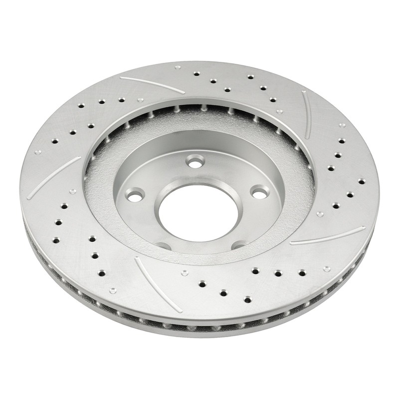 Pair Front Drilled Slotted Disc Brake Rotors For 2002-2004 Nissan Altima 31306 gallery
