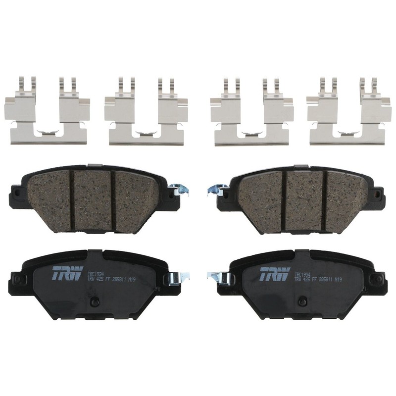 TRC1934 TRW 2-Wheel Set Brake Pad Sets Rear for Mazda CX-9 2016-2023