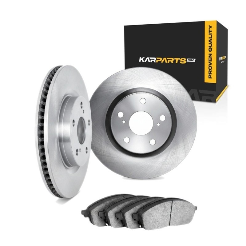 For Chevy G10/G20/G30 1990 1991 1992 Brake Set Front Cast Iron | Vented | 5 Lug