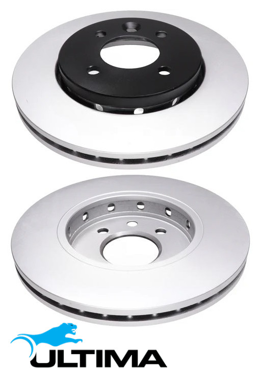 ULTIMA FRONT VENTED DISC BRAKE ROTOR SET FOR MG3 15S4U 1.5L I4 OD 257MM