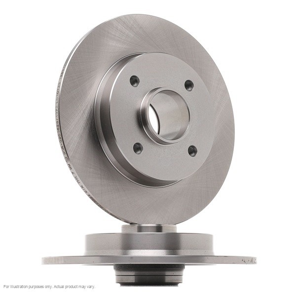2X APEC Rear Brake Discs for CITROËN C3 I 2005-09 249mm Solid SDK6524 gallery