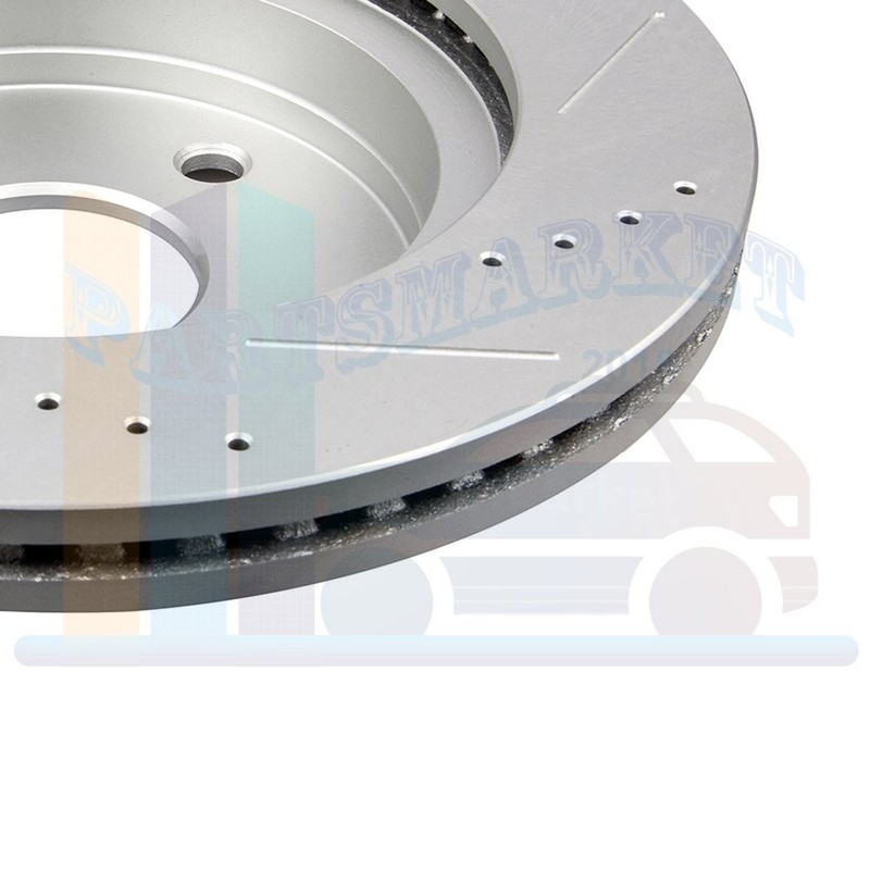 53005 702 Front Brake Discs Rotors + Ceramic Pads For 2004-2006 Dodge Ram 1500 gallery