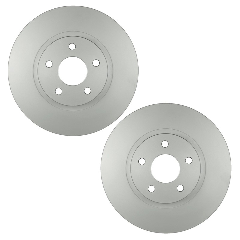 Bosch Pair Set of 2 Front Vented 276mm 5 Lugs Disc Brake Rotors For Saab Subaru
