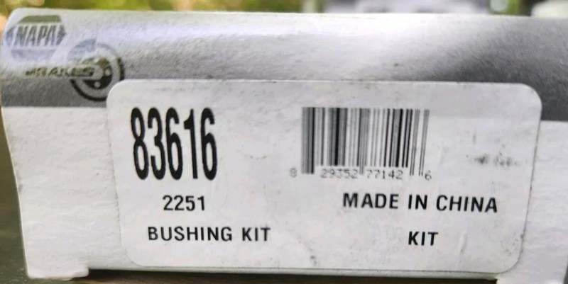 NAPA Ultra Premium Disc Brake Bushing Kit 83616