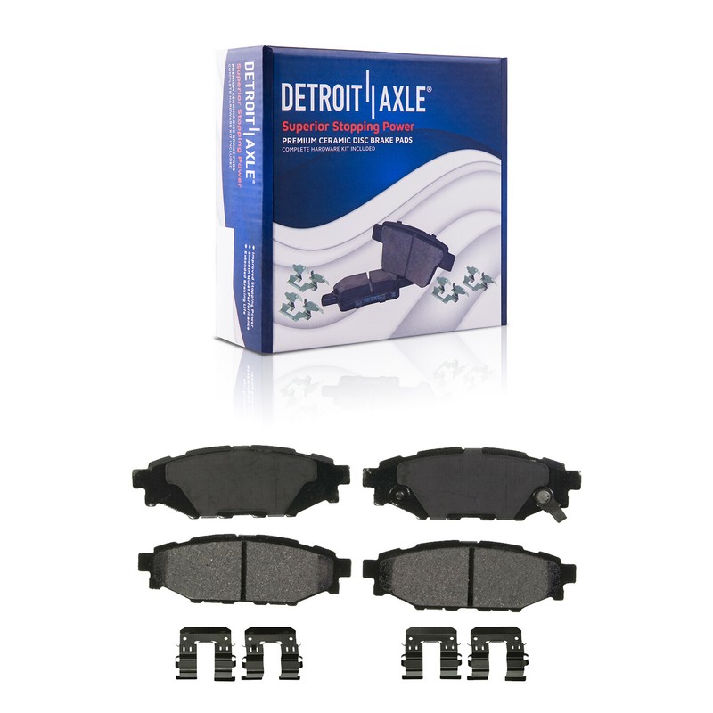 Front Rear Disc Rotors Brake Pads Kit for Subaru Forester Legacy Outback Impreza gallery