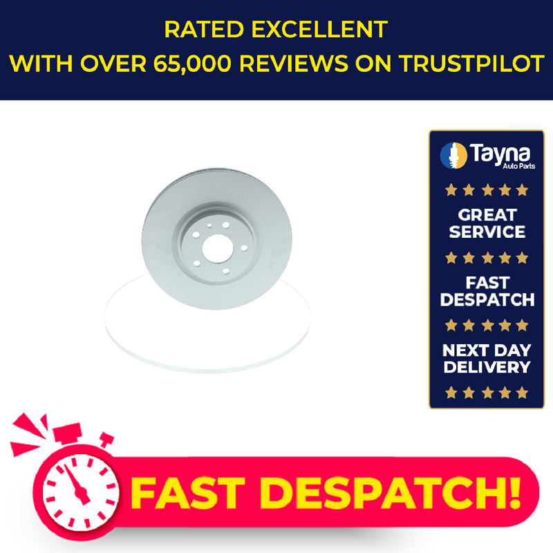 2x Brake Discs Pair Vented fits FORD MONDEO Mk5 2.0 Front 2014 on 316mm Set New