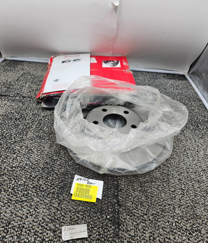 Brembo 08.A759.11 UV Coated Rear Brake Rotor for Audi Q5 A4 A5 2013-2015 gallery
