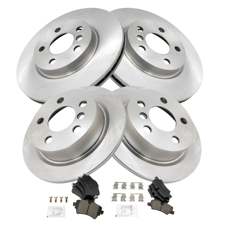TRQ Brake Pad & Rotor Kit Ceramic Fits 2015-2021 Mini Cooper gallery