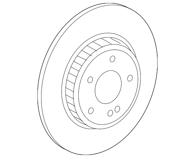 Genuine Mercedes-Benz Disc Brake Rotor 000-423-18-12 gallery