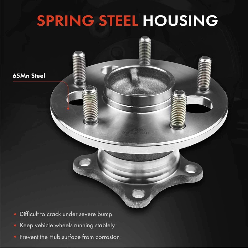 Rear Drilled Rotors & Brake Pads + Hub Bearing for Toyota Avalon 00-04 V6 3.0L gallery