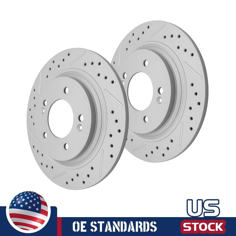 284mm For Hyundai Sonata Elantra GT Kia Forte5 Optima Rear Disc Brake Rotors