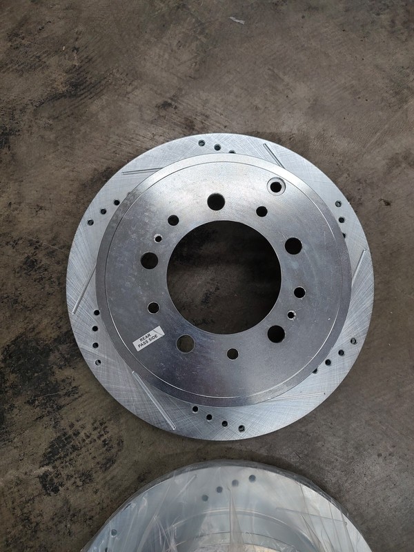 Power Stop JBR1355XR & L Rear Evolution Drilled & Slotted Rotor Pair gallery