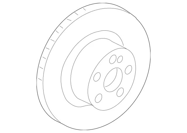 Genuine Mercedes-Benz Brake Disc 000-421-30-12-90