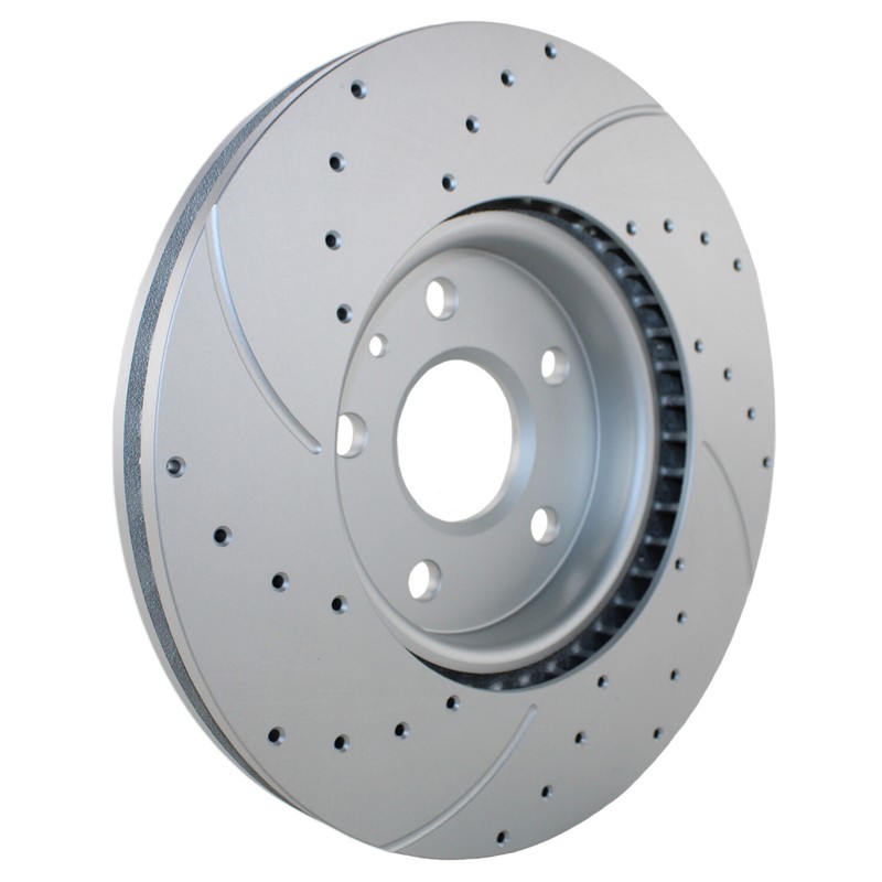 Front Brake Kit 321mm Drilled Rotors & Akebono Ceramic Pads For Buick Chevy GMC gallery