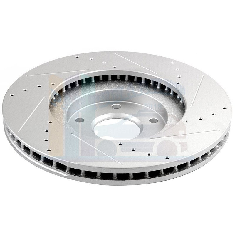 2X Front & 2X Rear Discs Brake Rotors and Pads For 2010-2012 EX35 Drill Slot gallery