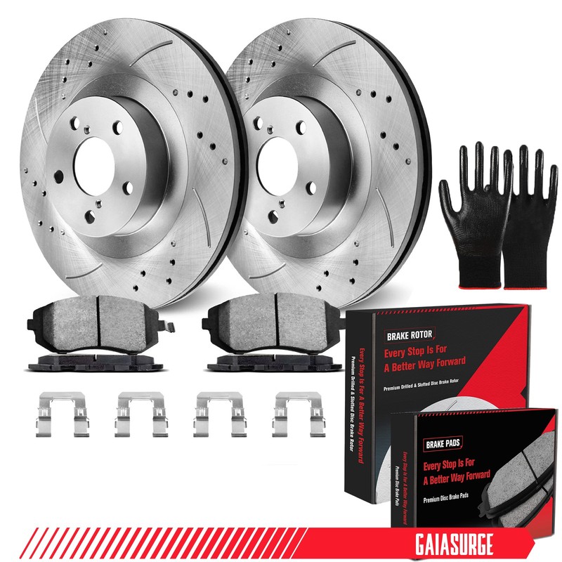 Front Rotors Ceramic Brake Pads for 2006-2008 Subaru Outback 2010 Impreza2010