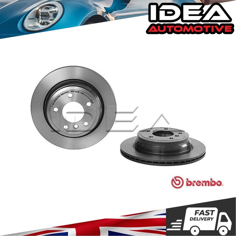 2x Discs Rear Idea Fits BMW 3 Series 2004-2013 X1 2009-2015 1 Series 2005-2011