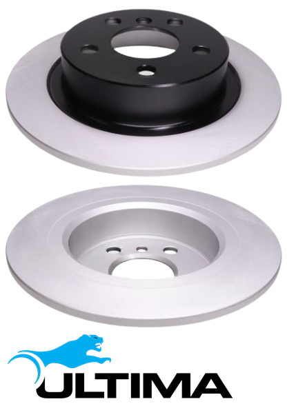ULTIMA REAR SOLID DISC BRAKE ROTOR SET FOR BMW 218I X1 X2 B38A15A B38A15M 1.5 I3
