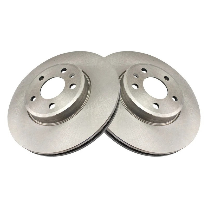 TRQ BRA71925 Disc Brake Rotors For Audi A4 Quattro 2017-2024 Front 8W0615301T