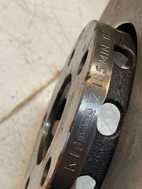 Balo Brake Disc Rotor 5x113mm Bolt Pattern K1902 165 Min Thick gallery