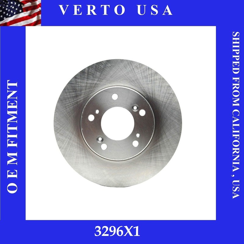 Front Disc Brake Rotor For Acura , Honda , Isuzu Base on fitment Chart