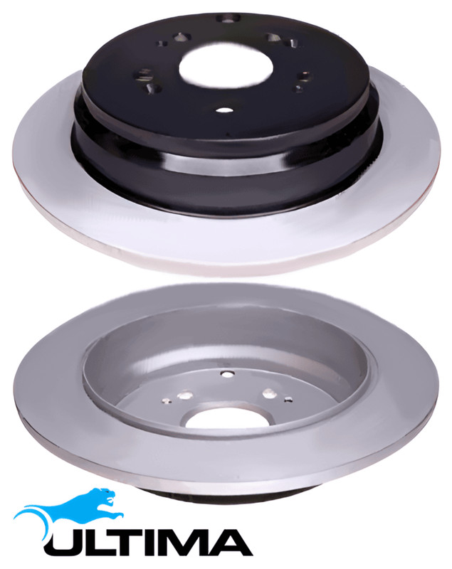 REAR SOLID DISC BRAKE ROTORS FOR HONDA CR-V RD RE K24A1 K24Z1 2.4L I4 OD 302MM