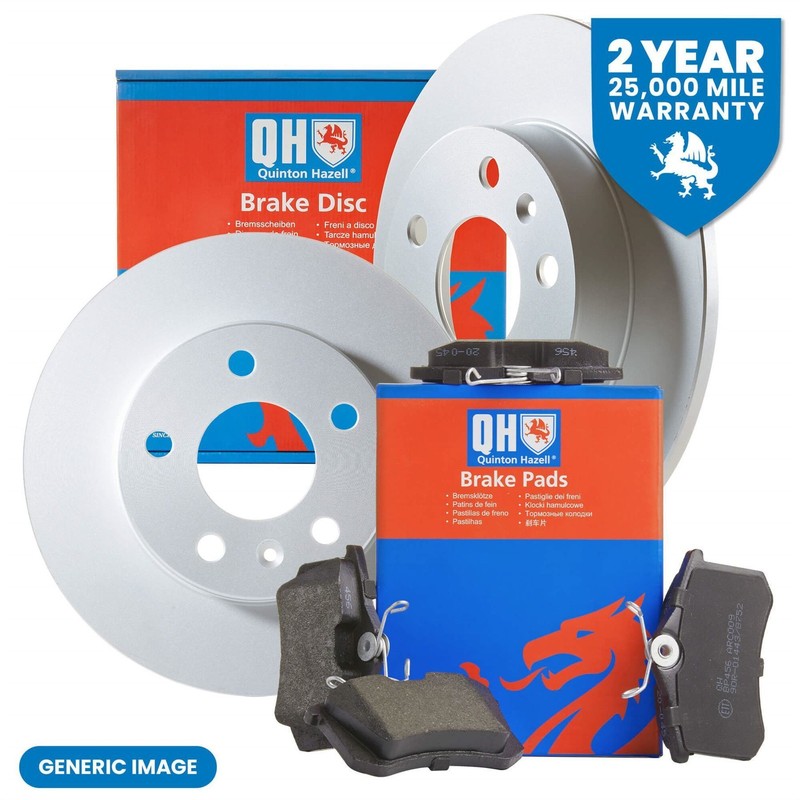 Quinton Hazell Front Discs (Pair) & Front Pads