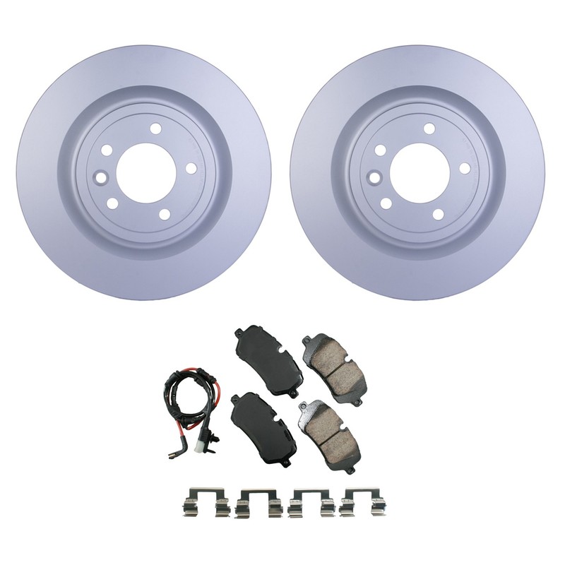 Hella Rear Rotors Akebono EURO Ceramic Disc Brake Pads Kit For Range Rover Sport