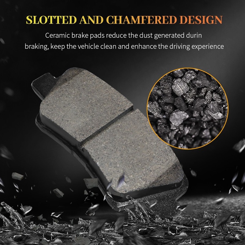 Front Drilled Brake Rotors Ceramic Pads for 2014 2015 2016 Mazda 3 Sport Mexico gallery