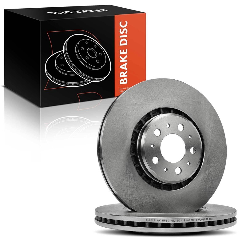 Front Left & Right Disc Brake Rotors for Volvo XC90 2003-2014 336 mm Front Disc gallery