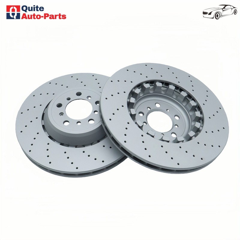 Front Left & Right Brake Rotor Set Fits 2015-2020 BMW F80 F82 F87 M2 M3 M4