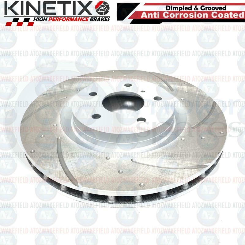 FOR BMW 330i M SPORT G20 G21 FRONT DIMPLED GROOVED BRAKE DISCS PADS WIRE 348mm gallery