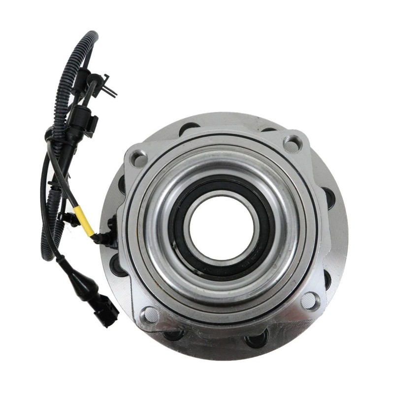 Front Ceramic Brake Pad Coated Rotor & Wheel Hub Bearing Kit for Ford gallery