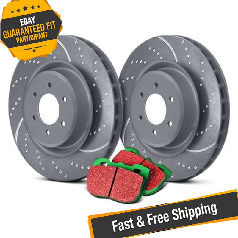 EBC Stage 10 Super Sport Dimpled & Slotted Rear Brake Kit for 07-11 Toyota Camry