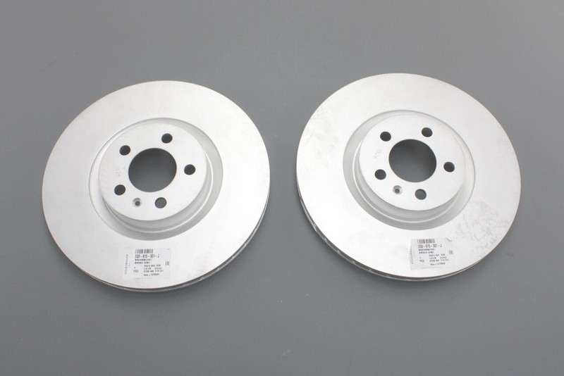 Genuine Audi A1 2019-on vented brake disc 312×25 x2 (front) 2Q0615301J