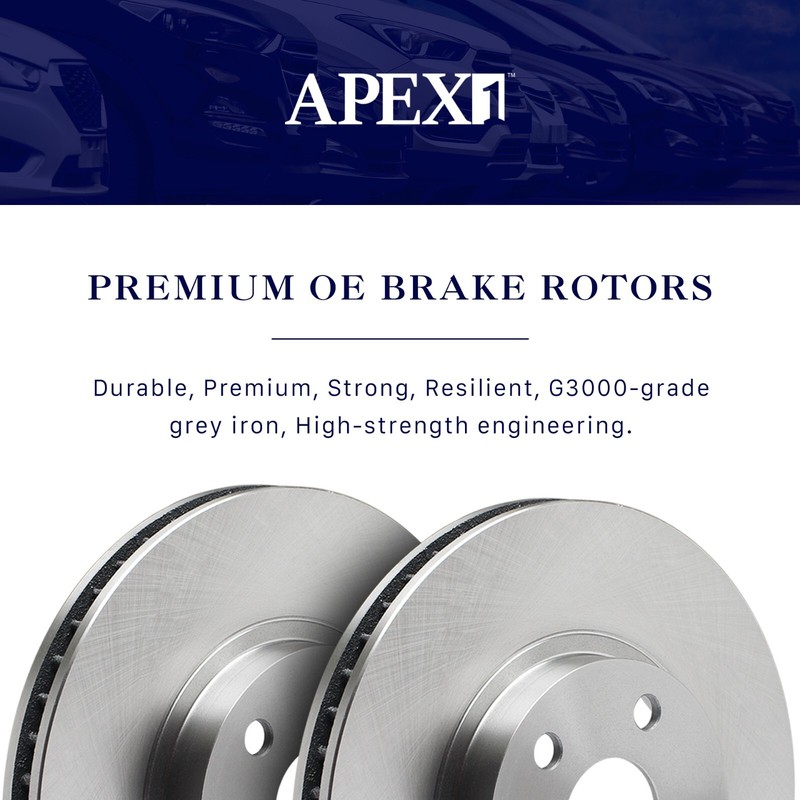 Rear Brake Rotors + Ceramic Pads for Subaru Forester Crosstrek Impreza gallery