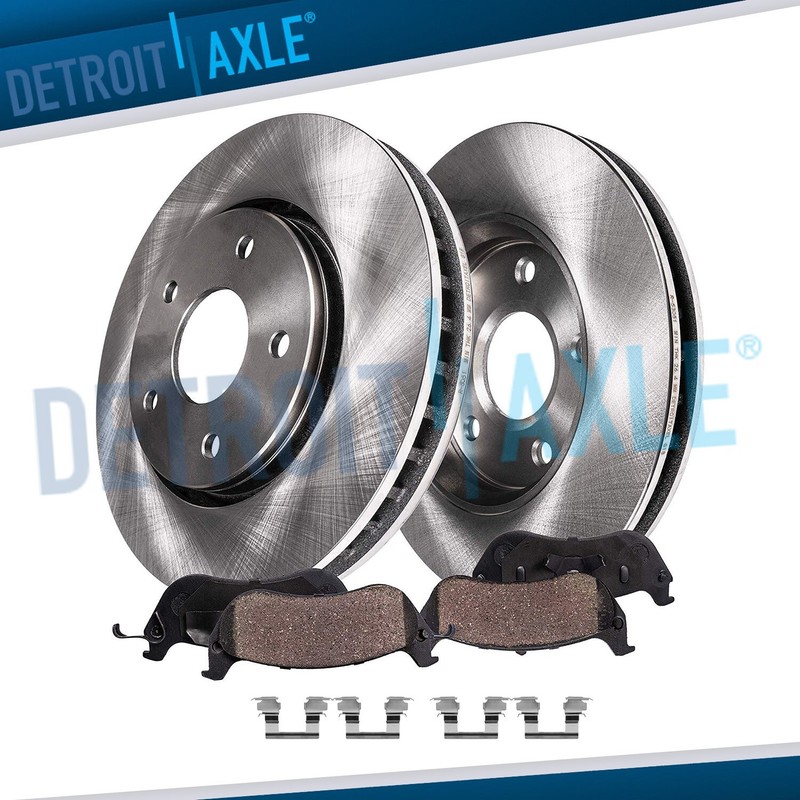 Rear Rotors & Ceramic Brake Pads for Pontiac G5 G6 Pursuit Chevrolet Malibu HHR